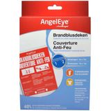 AngelEye Brandblusdeken FB100-AE-BNLR - 1 x 1 meter - Ideaal voor prullenbak- en kledingbranden