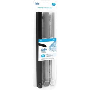 3Doodler Maak ABS 3D Printing Filament Refill Blister (x75 strengen, meer dan 600' van geëxtrudeerde kunststoffen) -Grijstinten