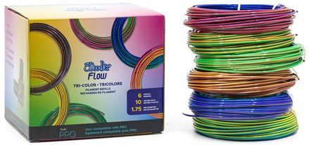 3Doodler FLOW-TRIFILLS 3D-printmateriaal Polymelkzuur Zwart, Blauw, Koper, Goud, Groen, Paars, Rood 260 g