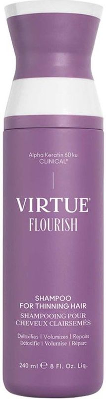 Virtue - Flourish - Shampoo - 240 ml - Voor Dunner Wordend Haar