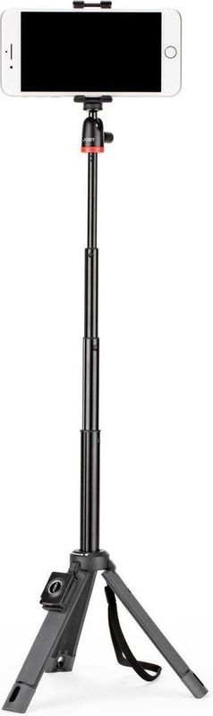 JOBY TelePod™ Mobile Tripod 1/4 inch Zwart Incl. smartphonehouder, Kogelkop