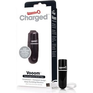 Screaming'o Stimulateur Clitoris Noir Puissant 10 Vitesses Waterproof Rechargeable USB