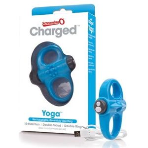 The Screaming O - Charged Yoga Vibe Ring Blauw