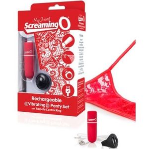 The Screaming O - Charged Remote Control Panty Vibe Rood