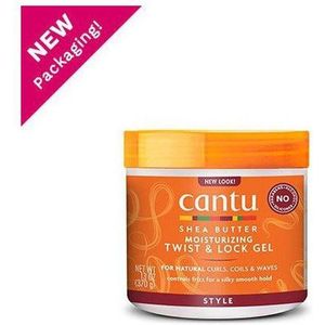 Cantu - Moisturizing Twist & Lock - Stylinggel - 370 g