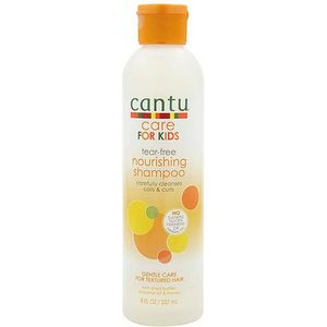 Cantu Voedende shampoo voor kinderen, druppelvrij, voor zacht wassen van krullend haar, voor gestructureerd haar, 236 ml