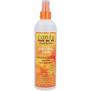 Cantu Shea Butter Hair Moisturizing Curl Activator Cream + Comeback Curl Next Day Curl Revitalizer 355 ml + 355 ml