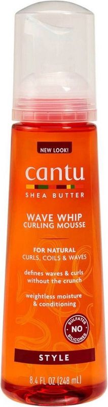 Cantu for Natural Hair Wave Whip Curling Mousse