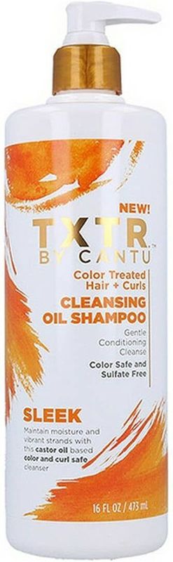 Shampoo Txtr Sleek Cleansing Oil Cantu 51402 (473 ml)
