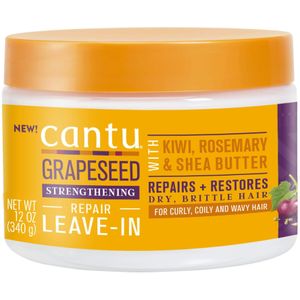 Cantu - Grapeseed Leave-In Repair Cream - Haarcrème - 340 g