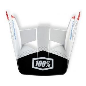 vervangend vizier voor 100  vliegtuighelm  r8 wit