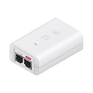 Ubiquiti POE-24-30W-G-WH, Gigabit Ethernet, 10,100,1000 Mbit/s, Weiß, CE, FCC, IC, UL, 24 V, 30 W