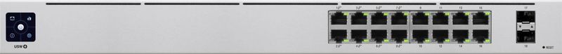 Ubiquiti UniFi USW-16-POE - Netwerkswitch - 16 Poorten - 42W PoE