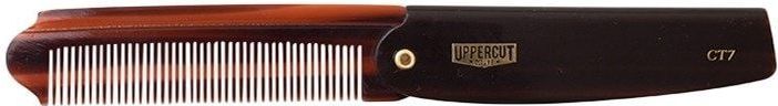 Uppercut Deluxe - CT7 Flip Comb - Haarstyling Tool - 195 mm - Schildpad-look