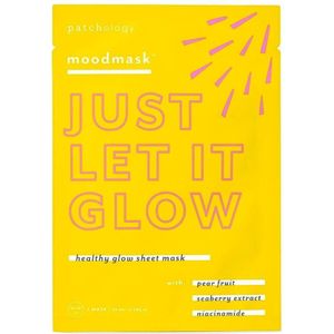 Patchology - Just Let It Glow - Gezichtsmasker - Voor Jongere Huid - Met Peer en Seaberry Extract