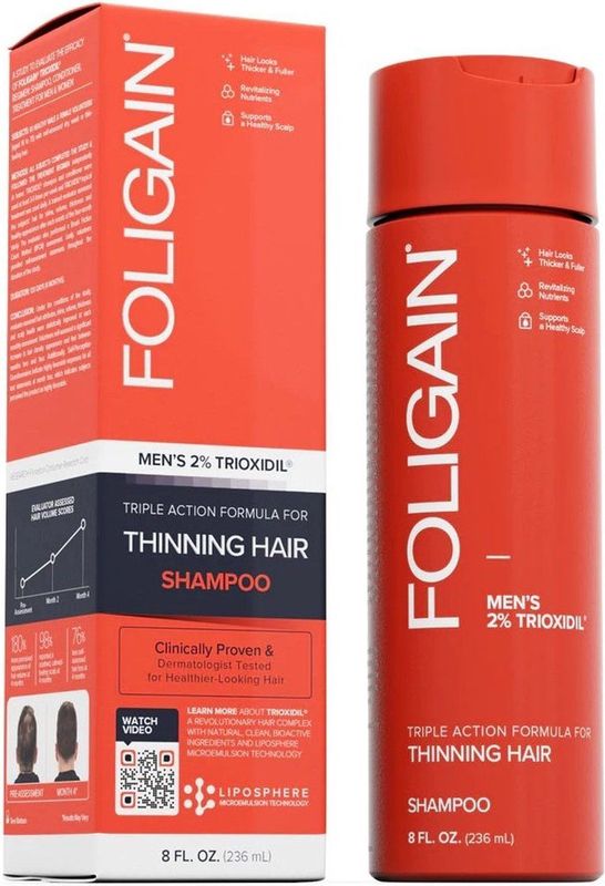 FOLIGAIN - Anti-Haaruitval Shampoo - 236 ml - Voor Mannen