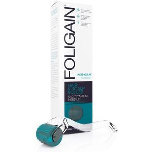 FOLIGAIN - Dermaroller - 540 Titanium Naaldjes - 0,25 mm