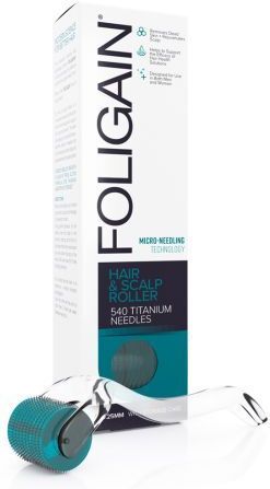 FOLIGAIN - Dermaroller - 540 Titanium Naaldjes - 0,25 mm