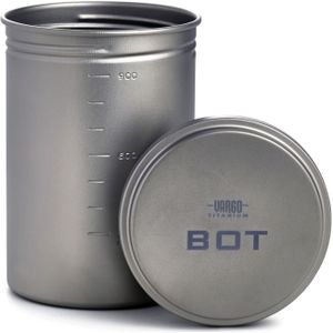 Vargo BOT bottle pot titan 2 in 1 drinkfles en pot 1 liter