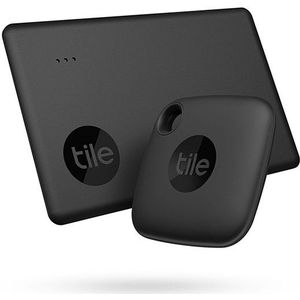 Tile Starter Pack (2022) 2 stuks, bluetooth artikelzoeker (1 mate, 1 slim), compatibel met Alexa, Google Smart Home, iOS- en Android-systemen, vind alles gemakkelijk terug