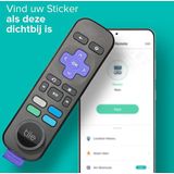 Tile Sticker (2022) Bluetooth Item Finder, 2 Stuks, Bereik 45m, Incl. Zoekopdracht Met Behulp Van De Gemeenschap, iOs en Android App, Werkt Wet Alexa en Google Home, Zwart