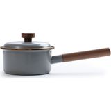 Barebones SAUCEPAN ENAMEL SLATE GREY - Steelpannen - Slate Grey