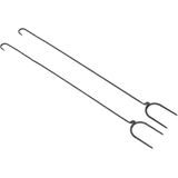 Barebones - Cowboy Cooking Roaster - Vorken Set - Zwart - Set van 2