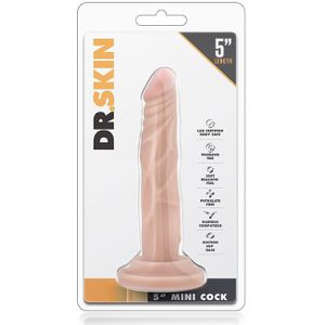 Dr. Skin - Realistische Mini Dildo Met Zuignap 15 cm - Beige