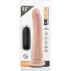 Dr. Skin - Vibrator Met Zuignap 21 cm - Vanilla