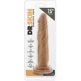 Dr. Skin - Realistische Dildo Met Zuignap 19 cm - Mocha