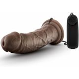 Dr. Skin - Dr. Joe Vibrator With Suction Cup 8'' - Mocha