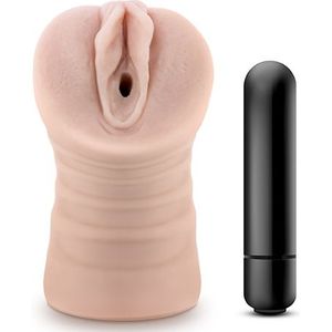 M for Men - Angie Masturbator With Bullet Vibrator - Mouth