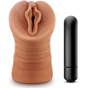 M For Men - Sofia Masturbator Met Bullet Vibrator - Vagina