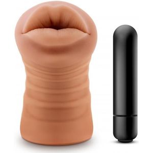 M for Men - Skye Masturbator With Bullet Vibrator - Mouth