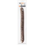 Dr. Skin - Realistische Dubbele Dildo 45 cm - Chocolate