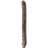 Dr. Skin - Realistische Dubbele Dildo 45 cm - Chocolate