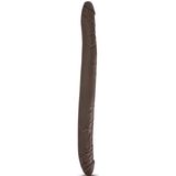 Dr. Skin - Realistische Dubbele Dildo 40 cm - Chocolate