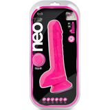 Blush - Neo Elite dildo 22 cm van Sensa Feel silicone - Roze