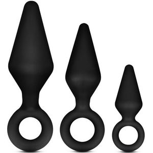 Anal Adventures Platinum - Siliconen Anaal Plug Set