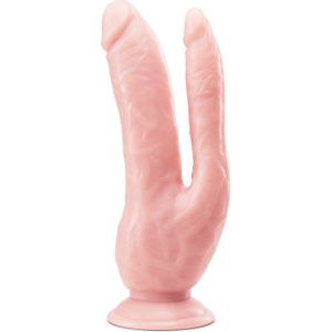 Dr. Skin - Dubbele Dildo 21 cm - Vanilla