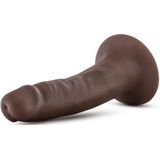 Blush Dildo Love Toy Dr. Skin Plus 5 Inch Posable Dildo Chocolate Bruin