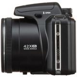 KODAK Pixpro Astro Zoom AZ425, digitale bridgecamera, 42x optische zoom, 24 mm groothoek, 20 megapixels, LCD 3, Full HD 1080p video, Li-ion-batterij, zwart