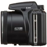 KODAK Pixpro Astro Zoom AZ425 Digitale camera Bridge, 42 x optische zoom, 24 mm groothoek, 20 megapixels, LCD 3, 1080p Full HD-video, Li-Ion-batterij, zwart