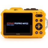 Kodak Waterproof WPZ2 geel 4x zoom, WiFi + extra accu + 16GB geheugenkaart