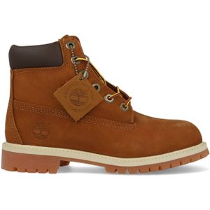 Timberland Junior 6 inch Premium Boot Rust Nubuck with Honey-Schoenmaat 37,5