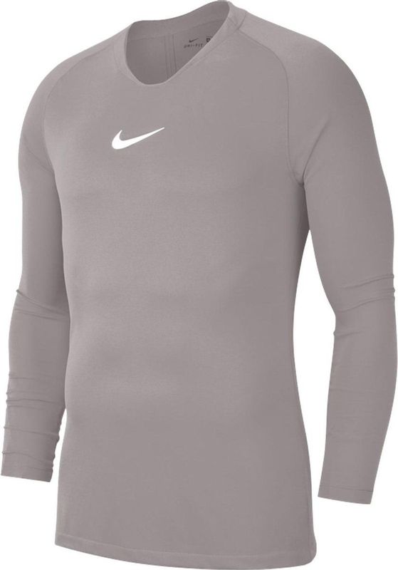 Nike Park First Layer Shirt Lange Mouw - Grijs