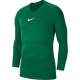 Nike Park Dry First Layer Longsleeve Thermoshirt - Mannen - groen wit