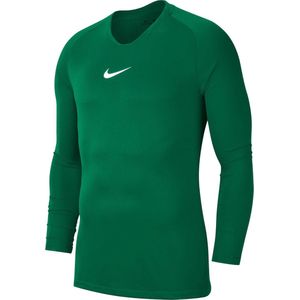 Nike Park Dry First Layer Longsleeve Thermoshirt - Mannen - groen wit