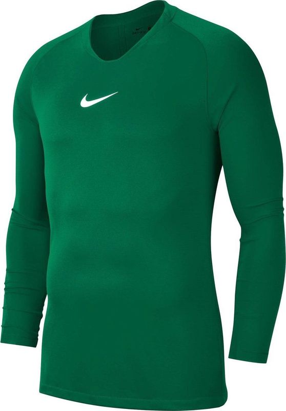 Nike Park Dry First Layer Longsleeve Thermoshirt - Mannen - groen wit