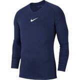 Nike Park Dry First Layer Longsleeve Thermoshirt - Maat S - Mannen - navy/wit